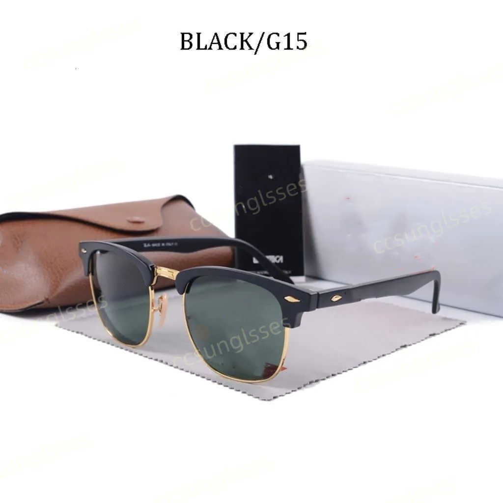 Ray Sunglasses Bands Lunettes de soleil Lens Eyeglass Men Classic Brand Retro Femmes Luxury Designer Eyewear Pilot Sun Glasses UV Protection Spectacles avec Boxk9 d'origine