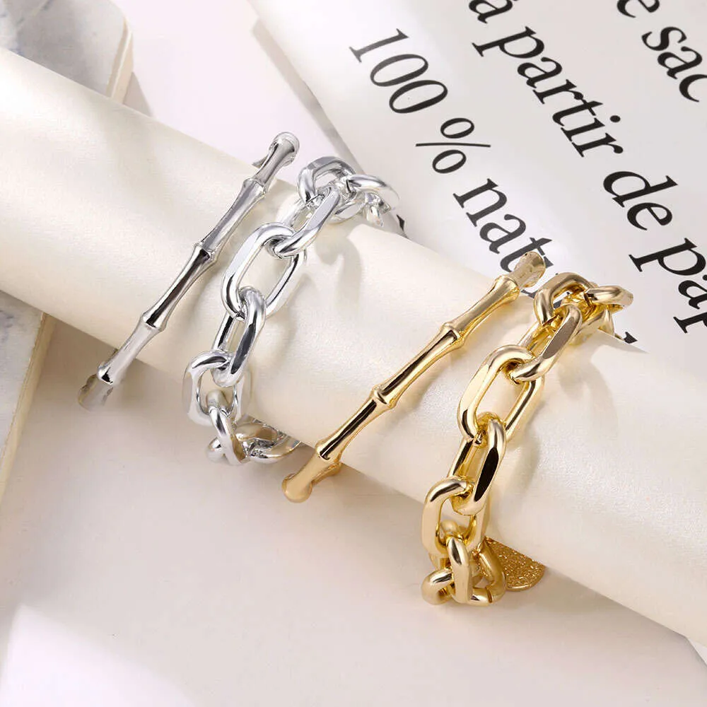 New Minimalist Alloy U-shaped Chain Bracelet for Men and Women's Jewelry