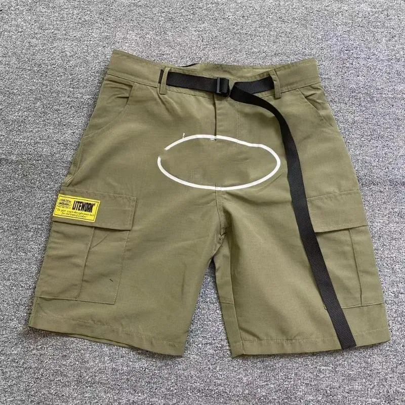 Krótkie spodenki dla kobiet w stylu drukowanym Pantie Work Pantur Lisher Cieckets Summer Military Green Duży rozmiar