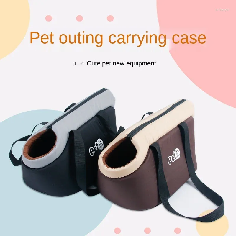 Cat Carriers Luxury Portable Pet Dog Large Dogs Travel Double Shoulder Backpacks Sport Riding Hiking Outdoor Carrier Bag