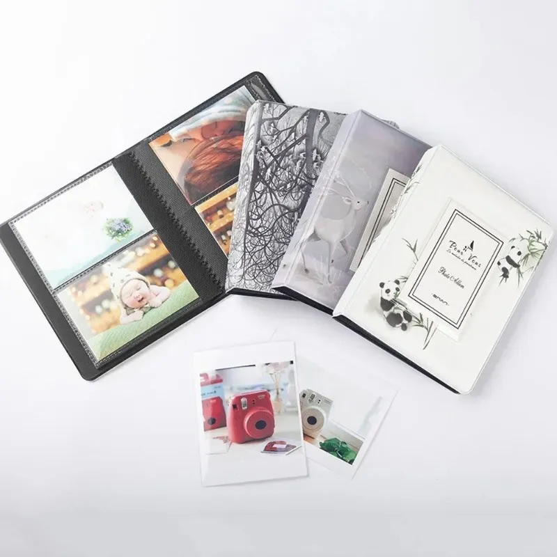 68 Mini Instant Photo Album Bildfodral för Fujifilm Instax Mini Film 7S 8 25 50S 90 Instax Mini Album