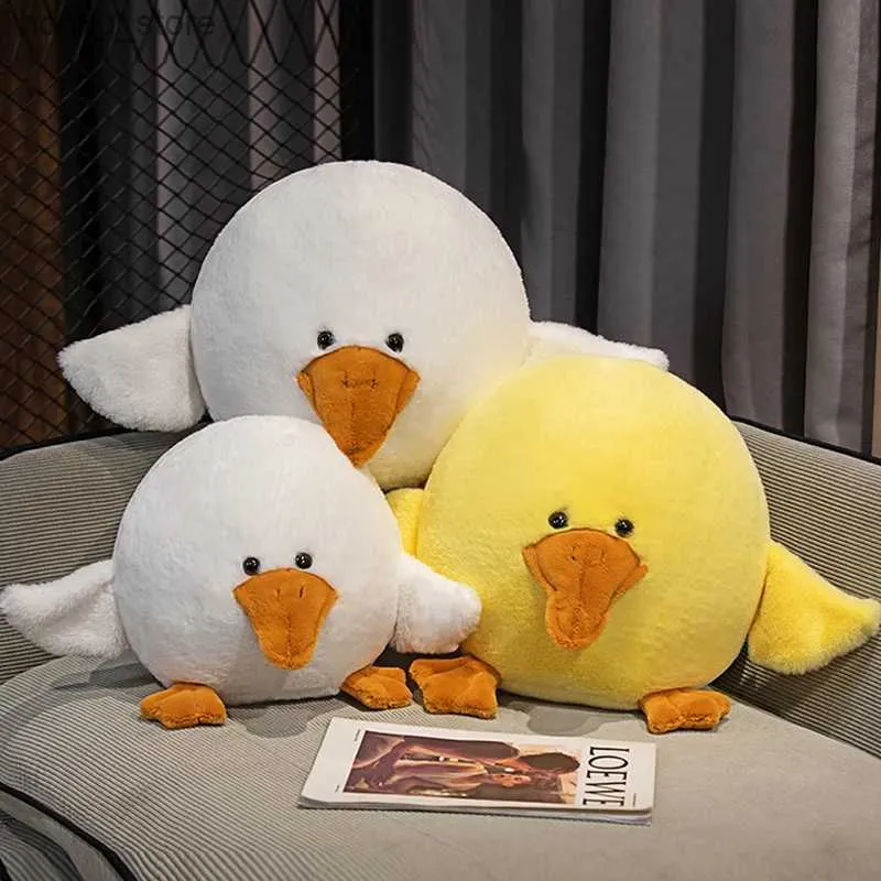 Plush Dolls Kawaii Soft Funny Duck Goose Plush Stuffed Toy Doll Pillow Sofa Decor Cushion Cute Baby Kids Girlfriend Birthday Companion Gift Y240415