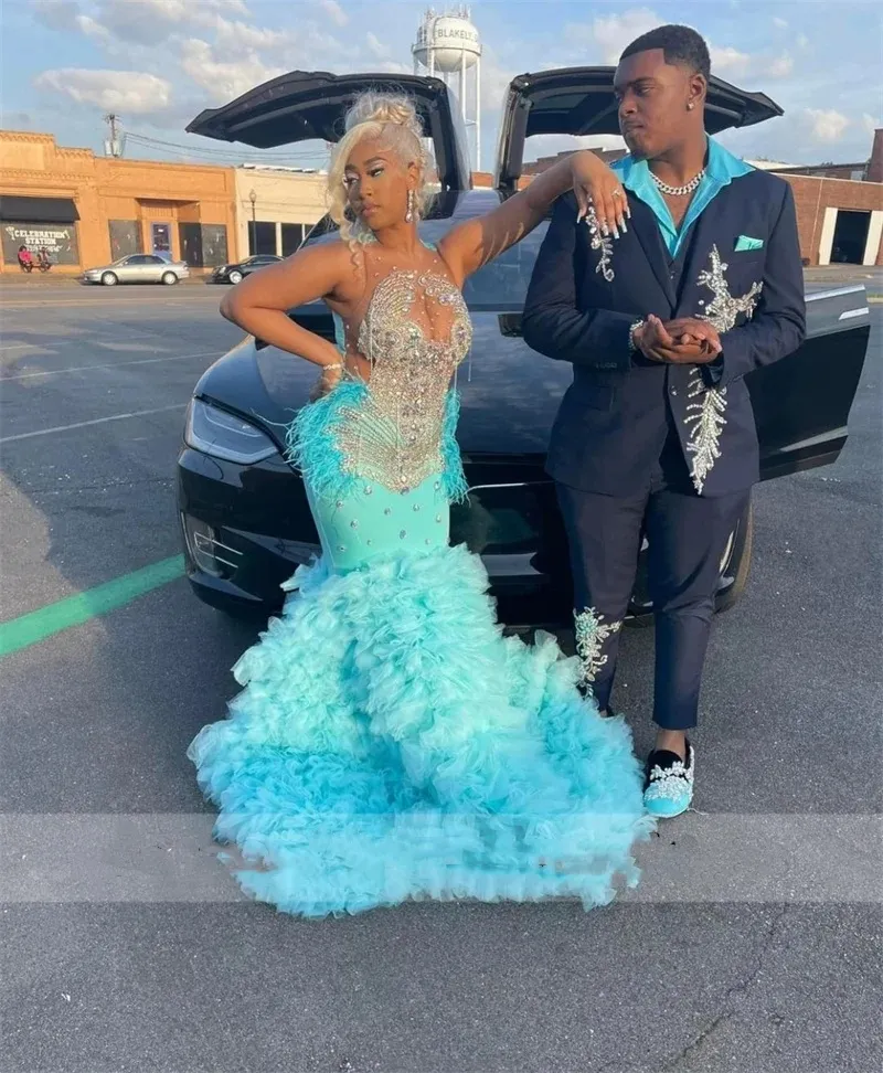 turquoise blue formal dress Turquoise Off the Shoulder Ball Gown Prom Formal Dress Size 10 / Turquoise