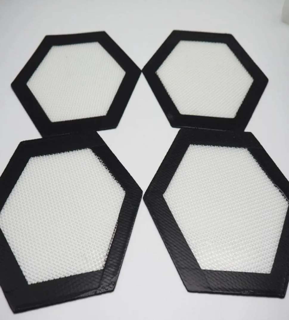 Hexagon Face Food Grade Alite Silicone à boulangerie Silicone Dabber Feuilles 3285603