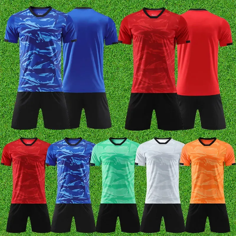 Accessori NUOVI 2021 Kids Football Sets Custommade Soccer Suit Soccer Maglie da calcio Kit Kit Running Allenamento vestiti