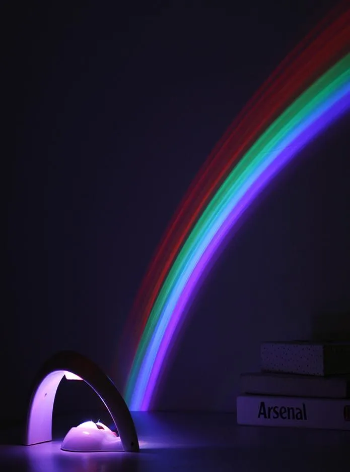 USB i 3AA Dwa modelowe modele Modele zasilacza kolorowe projektory LED Nowość Rainbow Star Night Light Lampka Atmosfera Lampa F1029216