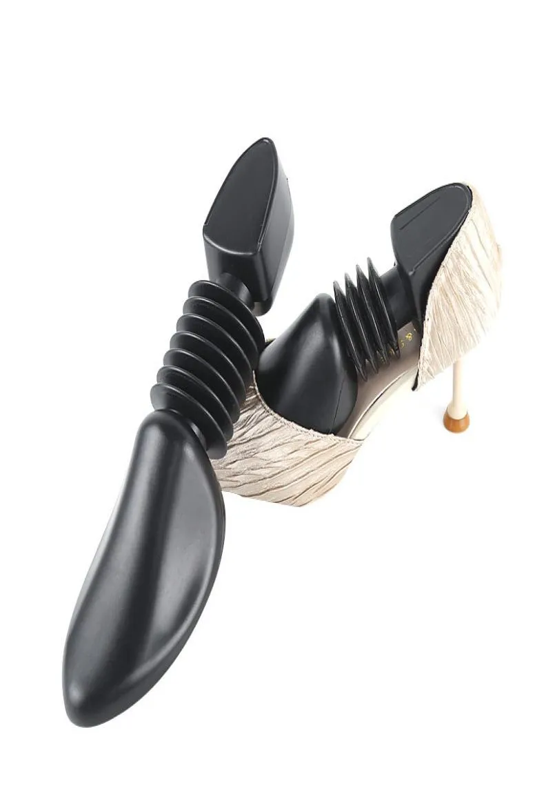2 tailles Black Shoeter Femmes and Hommes Plastic Spring Shoes Adjustable Fander Expander Support Care5852614