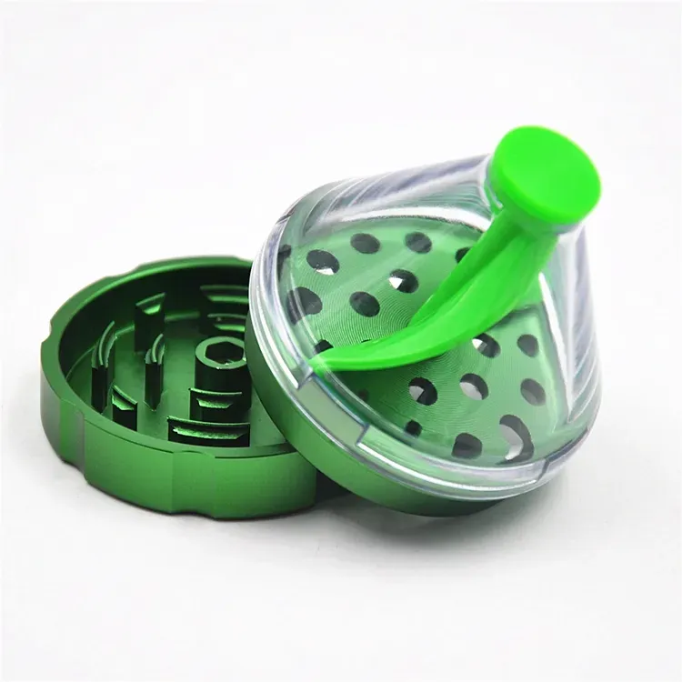 New Hornet Grinder Herb Grinders 50mm Herb Tobacco Grinders Funnel Shape Clone Metal Aluminum Alloy Smoking DHL