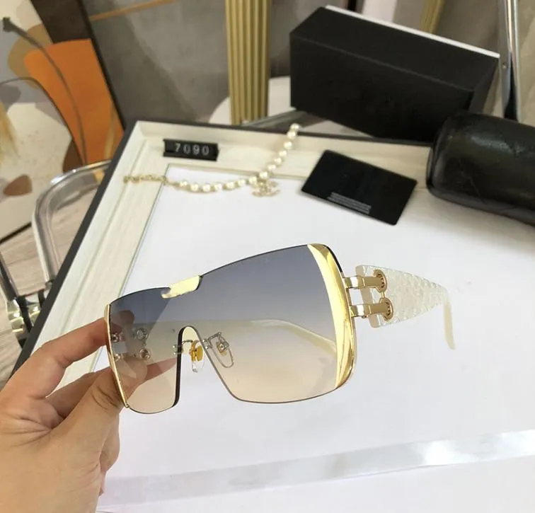 High Qulity Women039s Rimless Square Sunglasses 2022 Designer de marca Sun Glasses Tons vintage Eyewear Gafas de Sol4161295 feminino