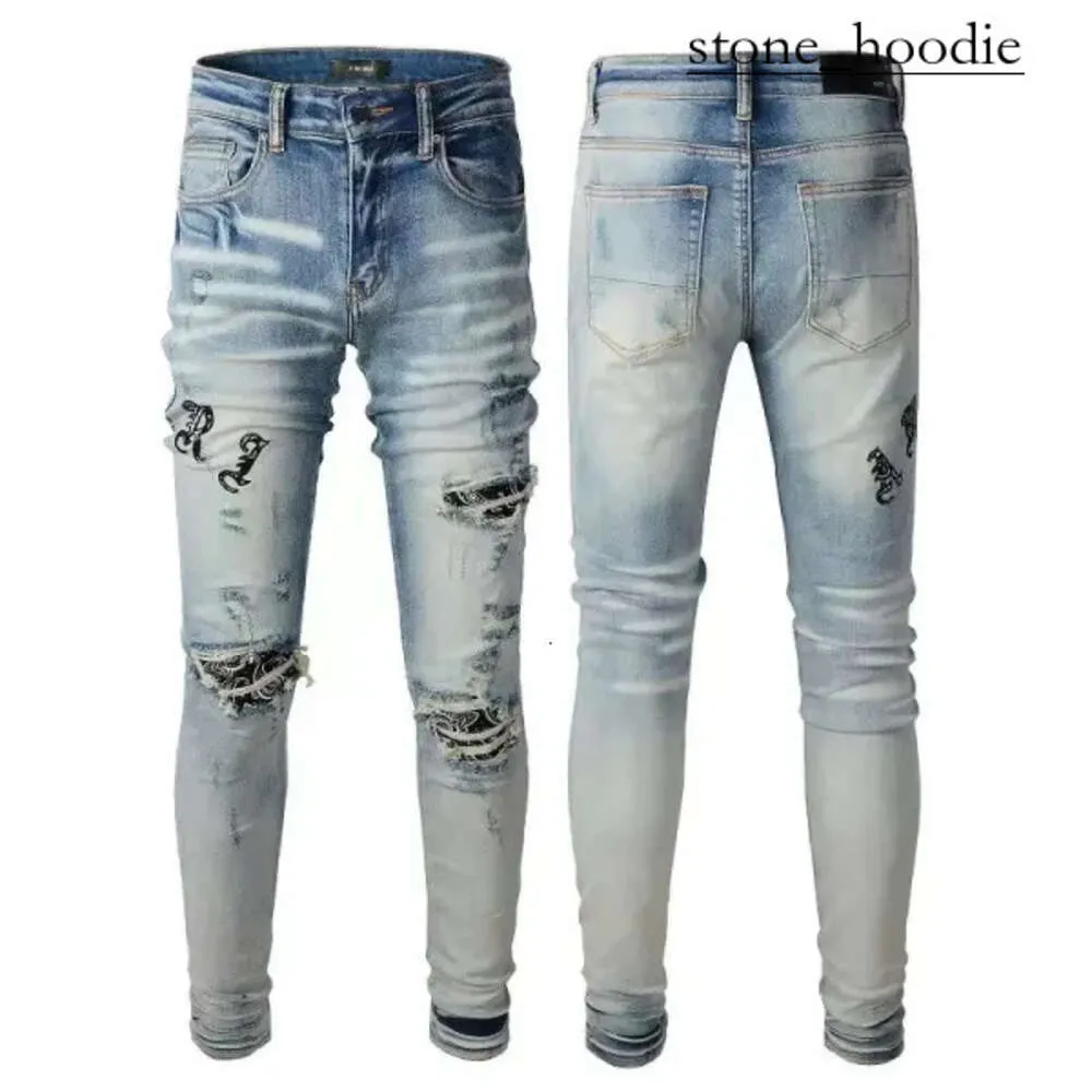 Jeans amirir jeans designer di marca di moda jeans di alta qualità ricamato pantaloni in denim motociclisti streetwear amirir jeans 22 donne ksubi jeans amirir jeans uomini 2976