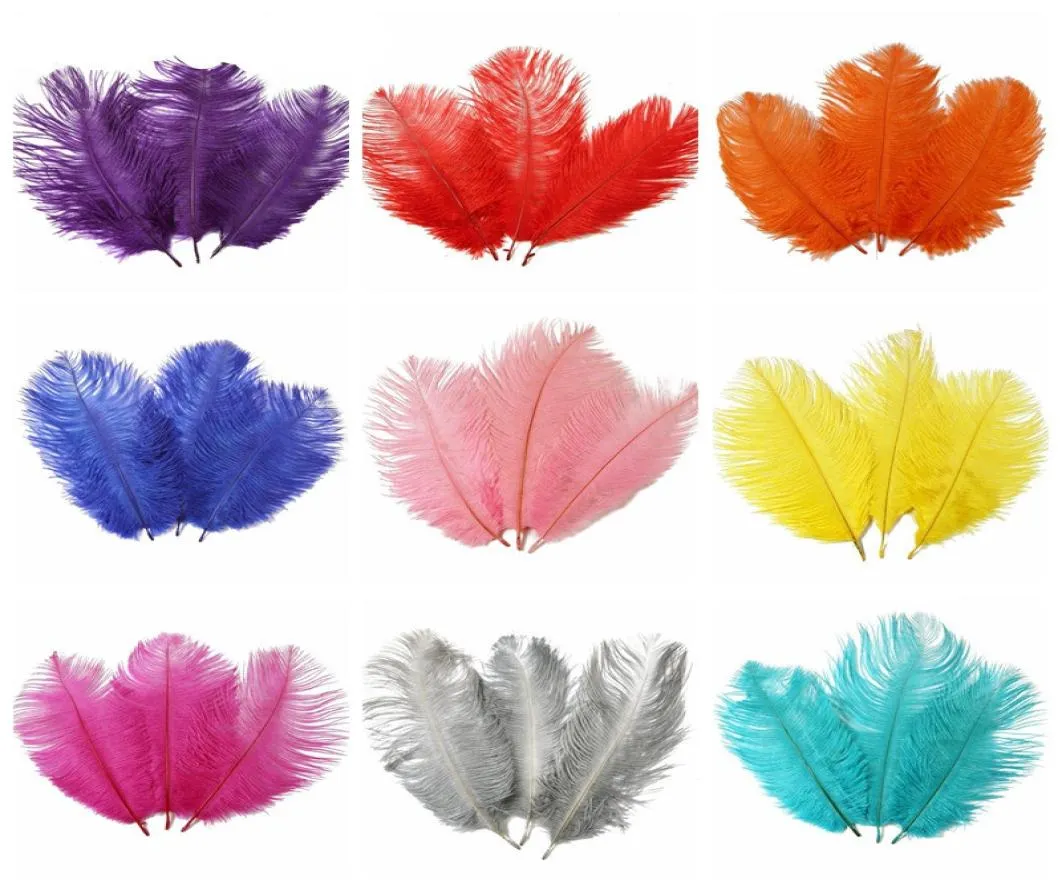 1012 tum Ostrich Feather Plume White Pink Bourgogne Wedding Party Table Centerpieces Decoration Celebrity Wall Decor2671669