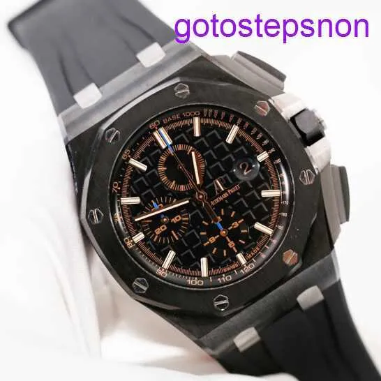 Designer AP Wrist Watch Epic Royal Oak Offshore 26405CE Mens Watch Black Ceramic Fluorescent Digital Pointer Automatic Mechanical World Famous Swiss Watch