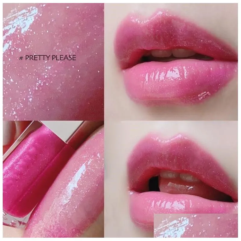 F Rihan mirror Lip Gloss glaze European diamond milk /pretty please ROSE nude Glow Pearl highgloss lipgloss glass 9ml