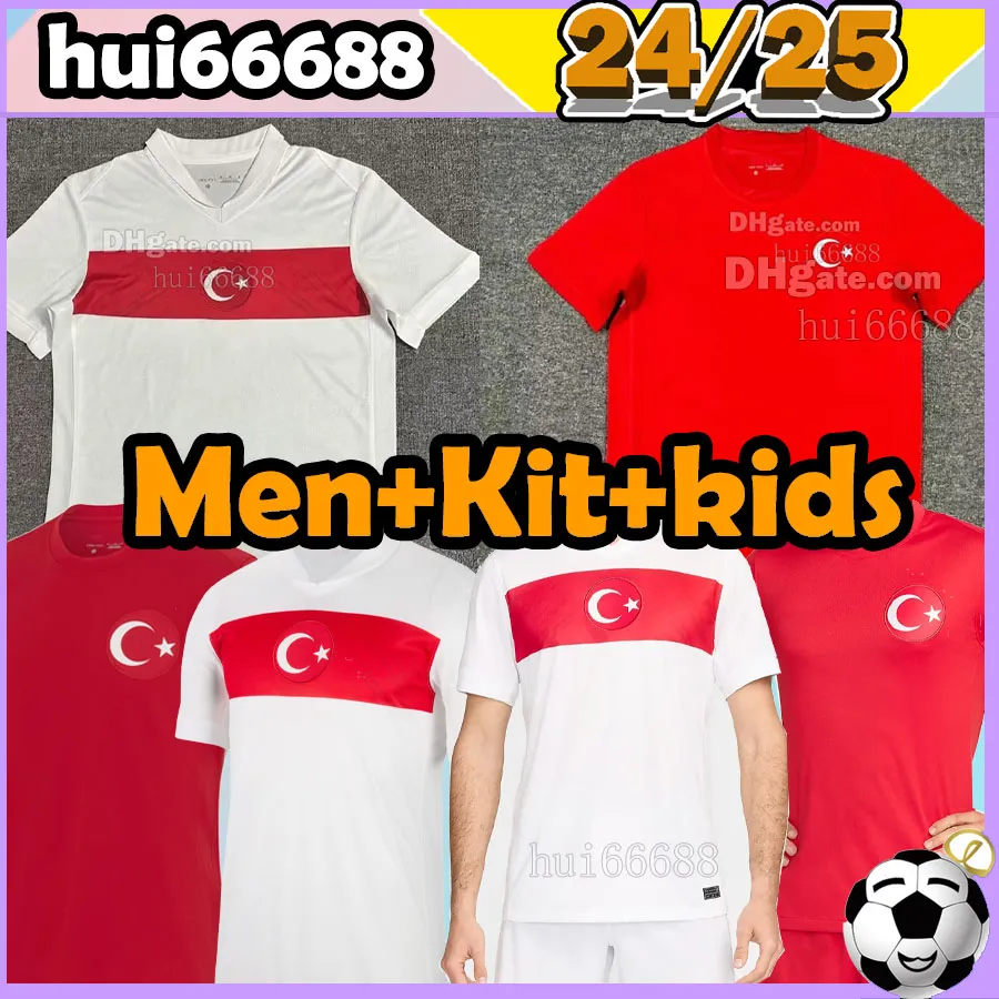 24/25 Turkey KABAK OZAN Soyuncu Demiral AKTURKOGLU YILDIZ KOKCU Yokuslu ENES ARDA GULER ZEKI CELIK 2024 2025 Men kit kids Football Shirt