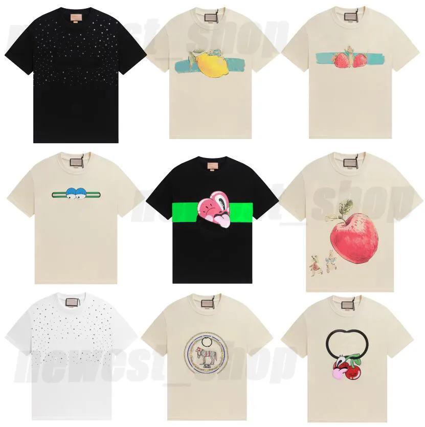 남자 디자이너 티 티 셔츠 여름 이탈리아 고급 문자 인쇄 Tshirts mens 짧은 슬리브 캐주얼면 티 탑 S-XL