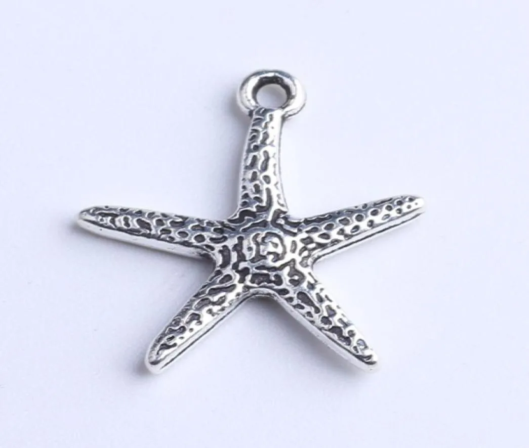 Silvercopper retro Floating Charms Starfish Pendant Manufacture DIY jewelry pendant fit Necklace or Bracelets charm 600pcslot 106431703