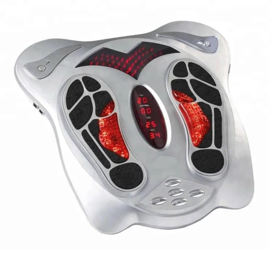 Instrument de protection de la santé Machine de massage des pieds électriques avec électrode en paster infrarouge Tens EMS Foot Massager9989772