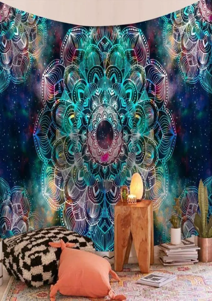 200150 cm India Mandala Tapestry Wall Hanging Sun Moon Tarot Wall Tapestry Wall Sky Carpet Psychedelic Tapiz Witchcraft Art Home 9239207