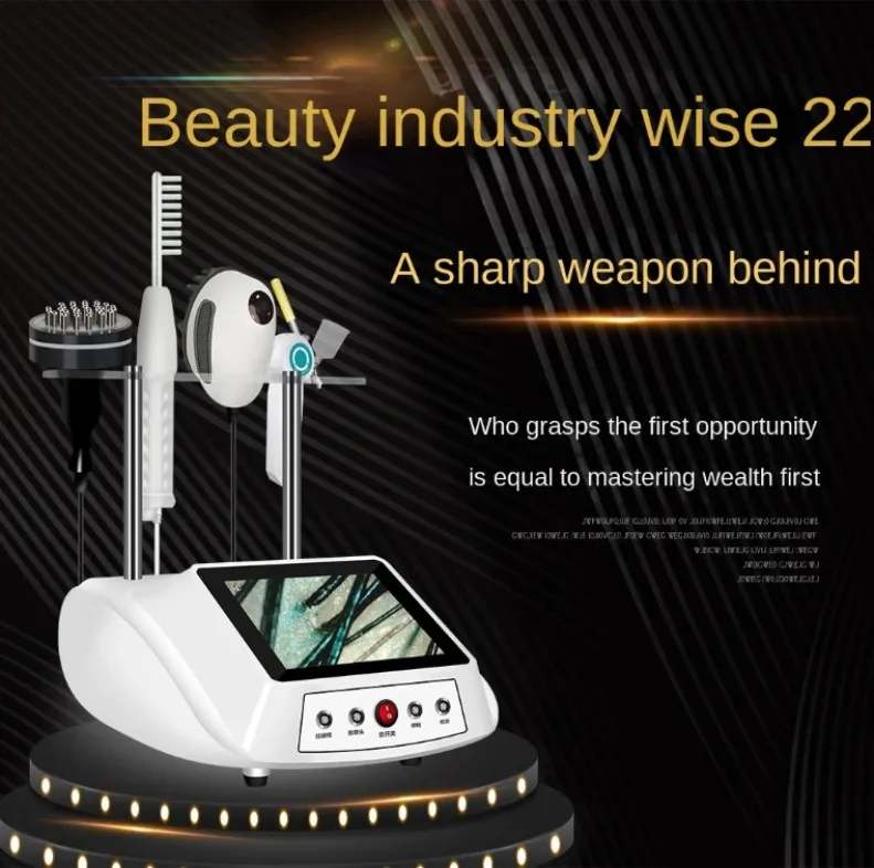 Laser Machine Detection Hair Massage Growth Beauty Equipment Hospital Use Detection With Diodes 5 In 1 5Mw For Massage Hairs Regrowth Loss