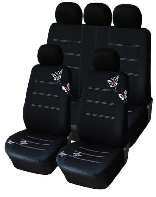 9pcset Автомобильное сиденье полная сета Universal Fit 5 сидений внедорожник седаны седаны