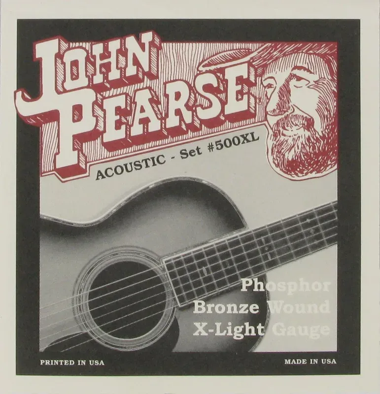 Câbles John Pearse Phosphor Bronze Acoustic Guitar Strings, les 10 modèles disponibles