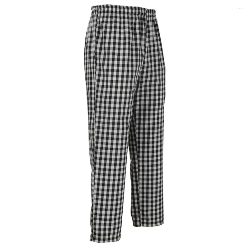 Men's Pants High Comfort Men Plaid Print Sweatpants With Elastic Waist Side Pockets For Casual Gym Training Outdoor