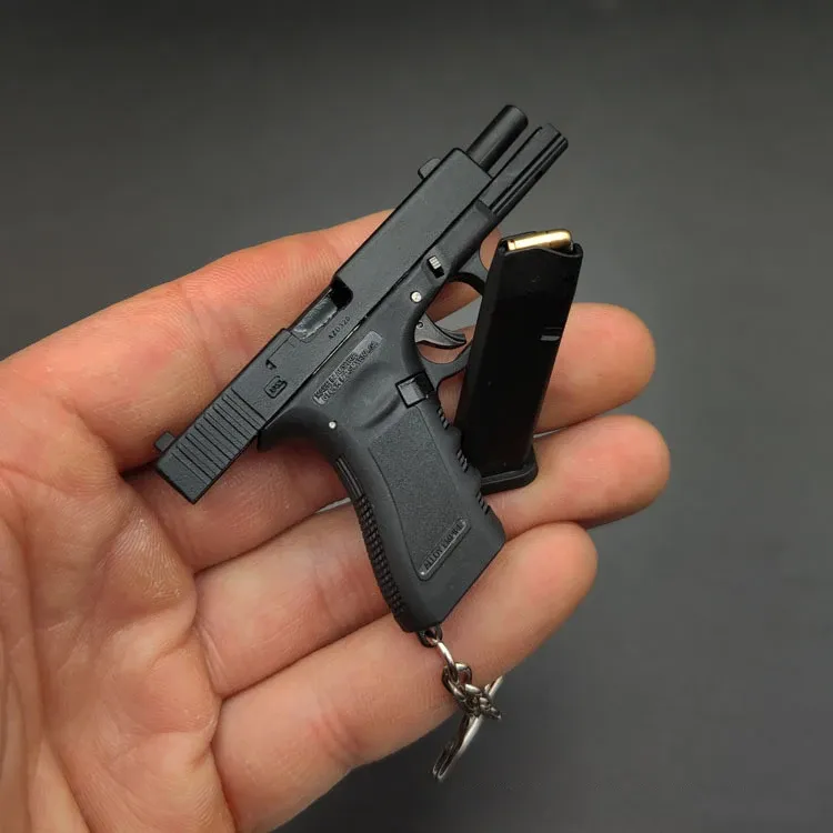 Pierścienie aluminiowe Imperium 1: 3 Glock brelkain jedi przetrwanie Pistolet Model Ozdoby Wysokie symulacje Odłączane sprzęt żołnierza