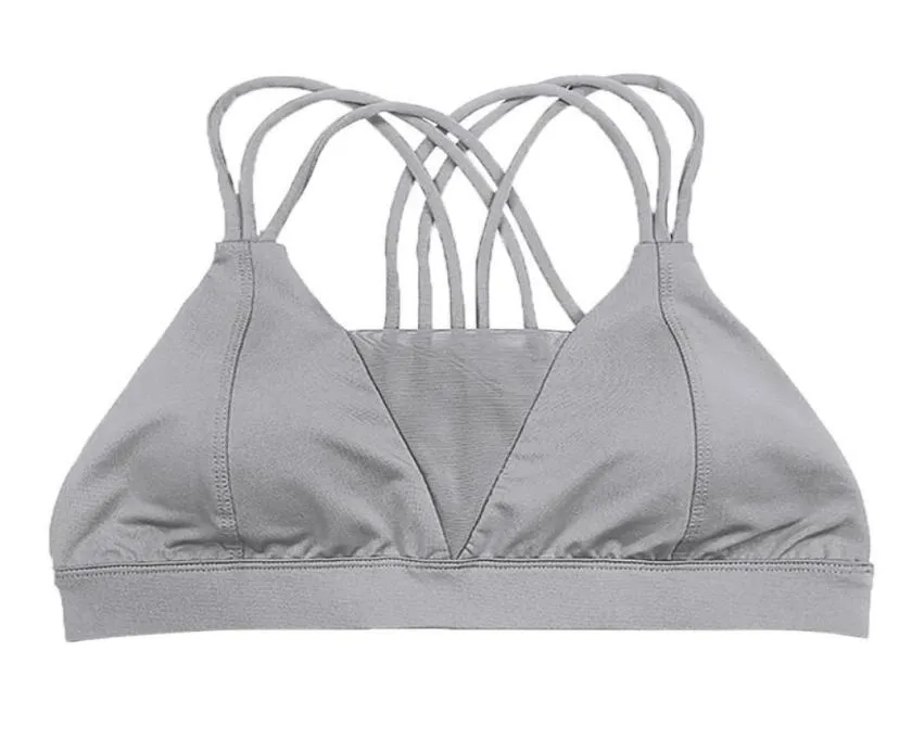 Sagace Women039s Sports Bras Solid Color Rimless Bra Cross Vest Yoga Underwear Top Sport Tops Joging Jym Yoga1790492