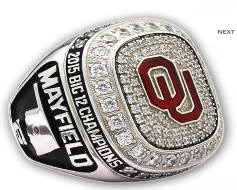 Oklahoma Sooners Big 12 Meisterschaft Ring Souvenir Männer Fan Brithday Gift2197451