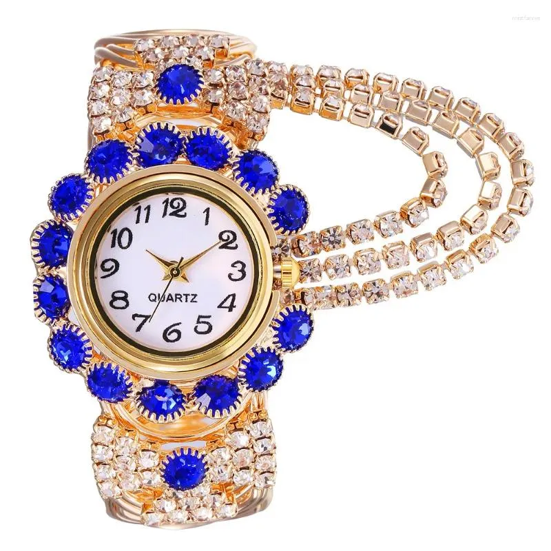 Montre-bracelets Bracelet Bracelet Bracelet Femme Hollow Out Alloy Strap Hollow