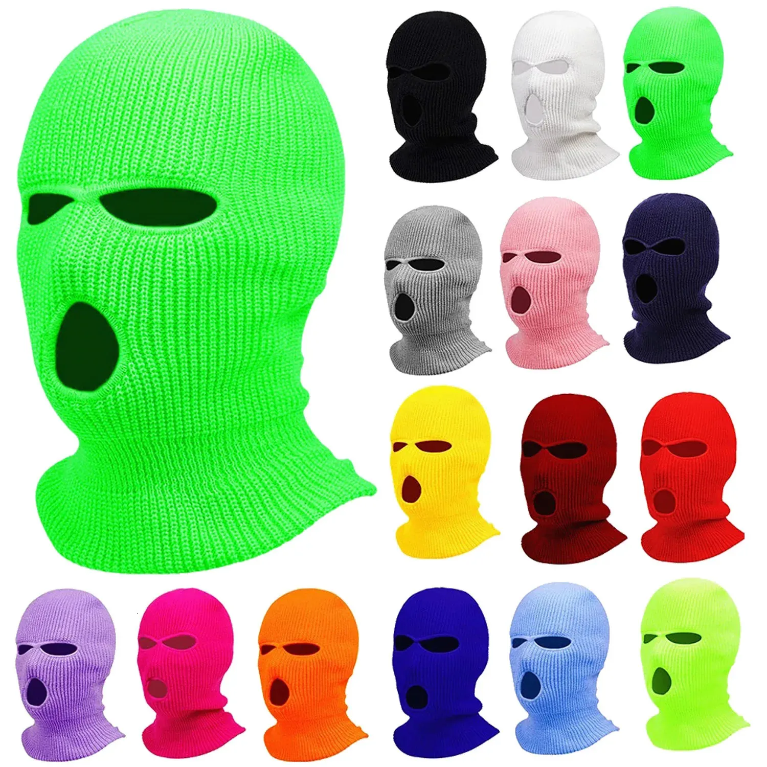 Passamontagna 3 Fori Invernale Unisex | Maschera Sci E Moto | Protezione Dal Freddo