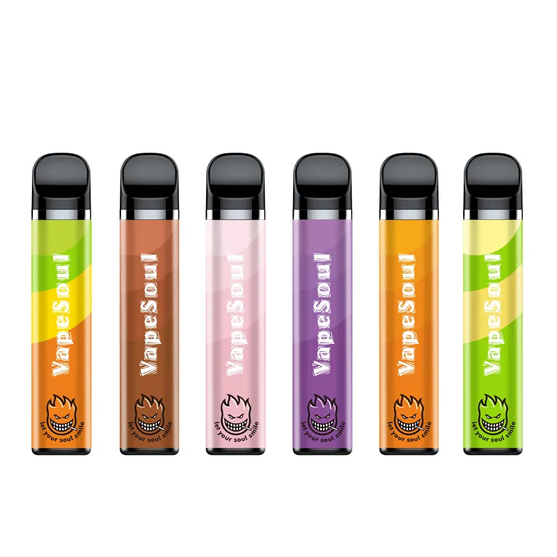 Clearance Sale Vapesoul 1500 Vape Pen med 650mAh Battery 5 ml Pod Soul Smem II Original Endast