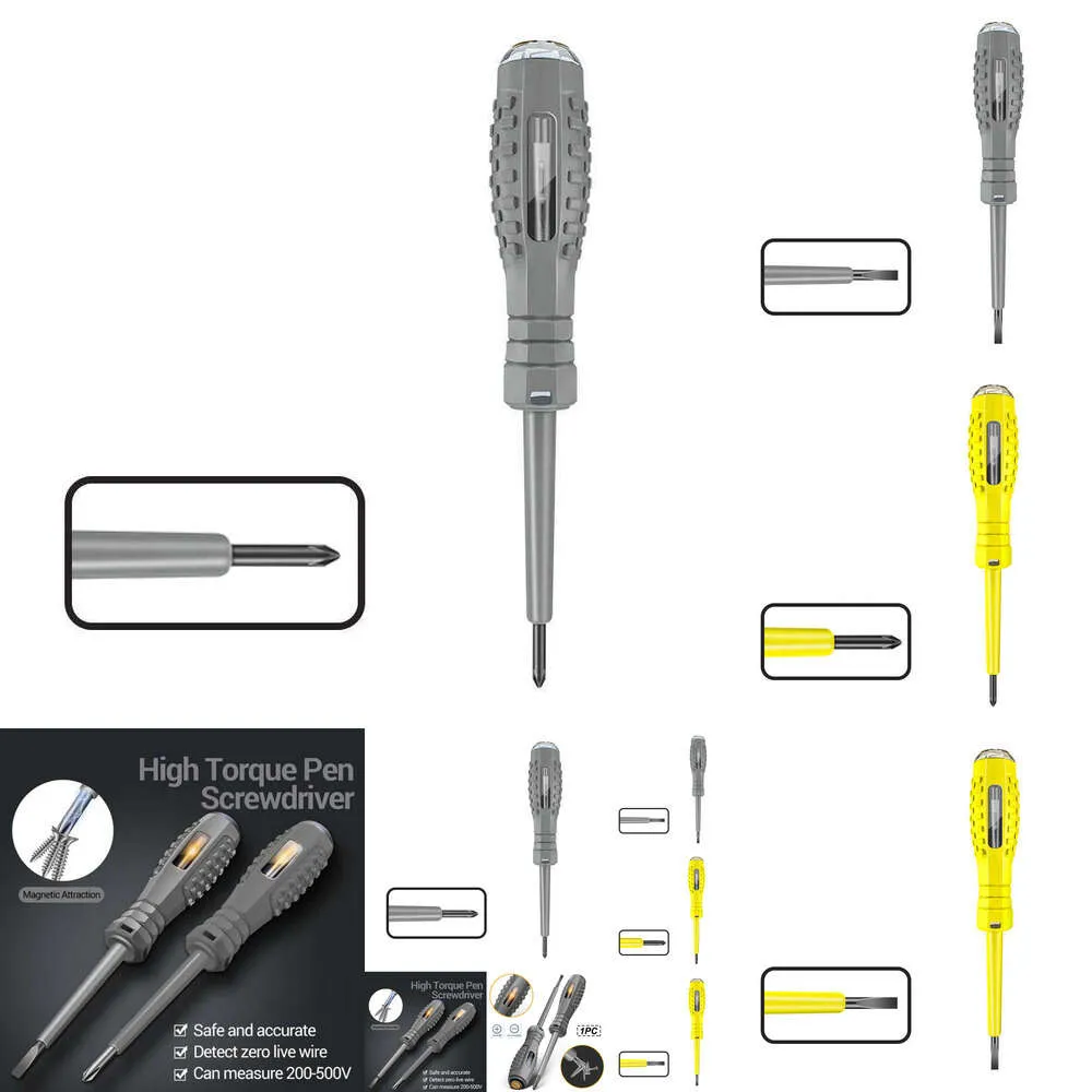 Nouvelle mise à niveau de mise à niveau de mise à niveau électrique Testeur Tester Tournevis AC Test d'induction sans contact Voltmètre Voltmètre Mesurer les outils de réparation de voiture de voiture