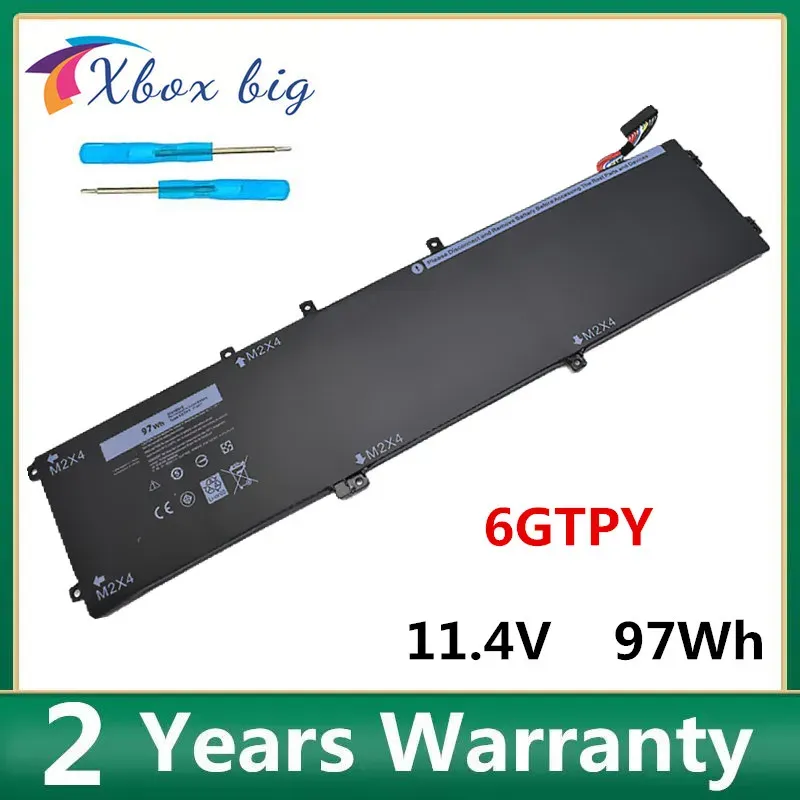 Baterie NOWOŚĆ 6GTPY 11,4 V 97WH bateria laptopa dla Dell XPS 15 9570 9560 7590 dla Dell Precision 5520 5530 Series Notebook