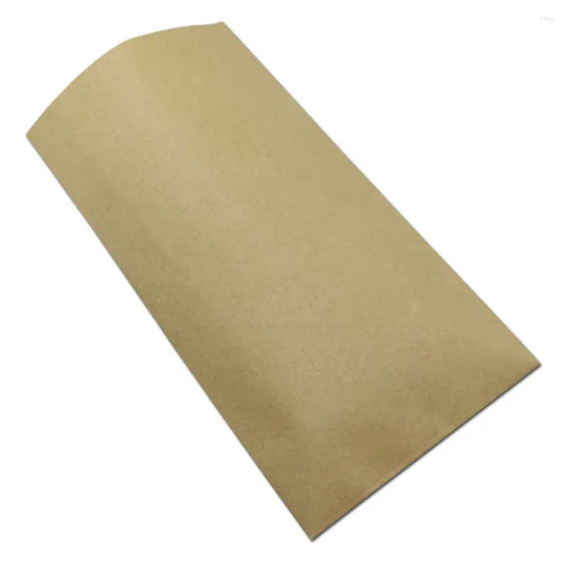 Gift Wrap 900Pcs/ Lot 9.2x16.5cm Blank Brown Kraft Paper Bag For Mobile Cell Phone Films Packaging Screen Protector Pack Wholesale