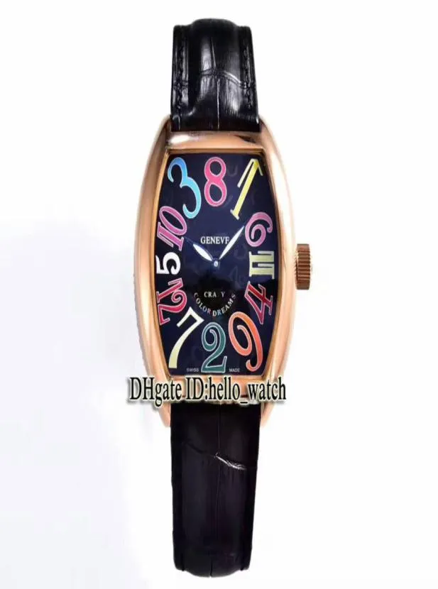 Новые сумасшедшие часы Color Dreams 8880 CH Black Dial Automatic Mens Watch Rose Gold Case Cemine Store High Caffice Gents Watch Hello476510