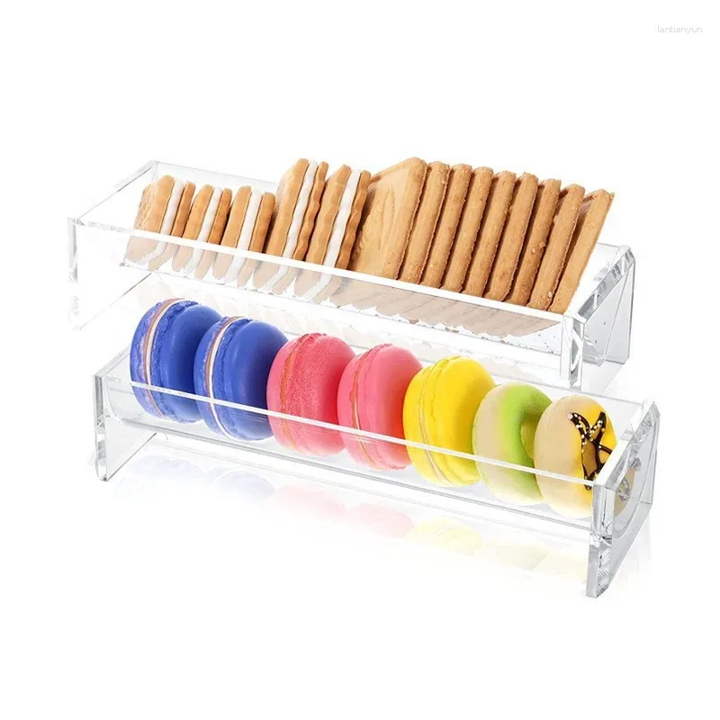 Tallrikar 1 st Clear Acrylic Cracker Holder - Biscuit Tray Server och aptitretare som serverar Dublin