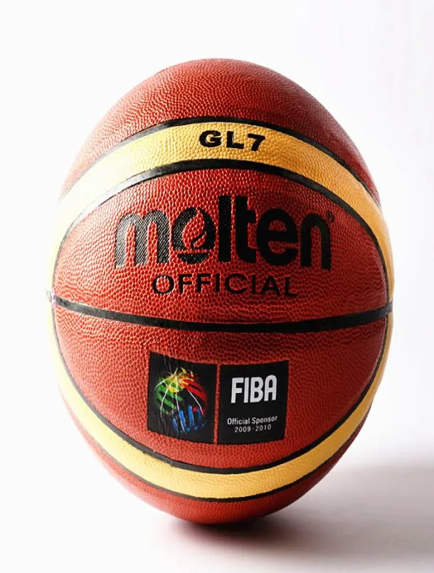 本物の溶融FIBA GL7 PUレザーバスケットボールアルスターゲーム屋内屋外バスケットボールボールマッチトレーニングボールサイズ73201103