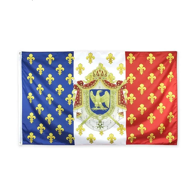 Flagland 90x150 cm Royal Standard Napoleon France Fr FR FLAGA 240415