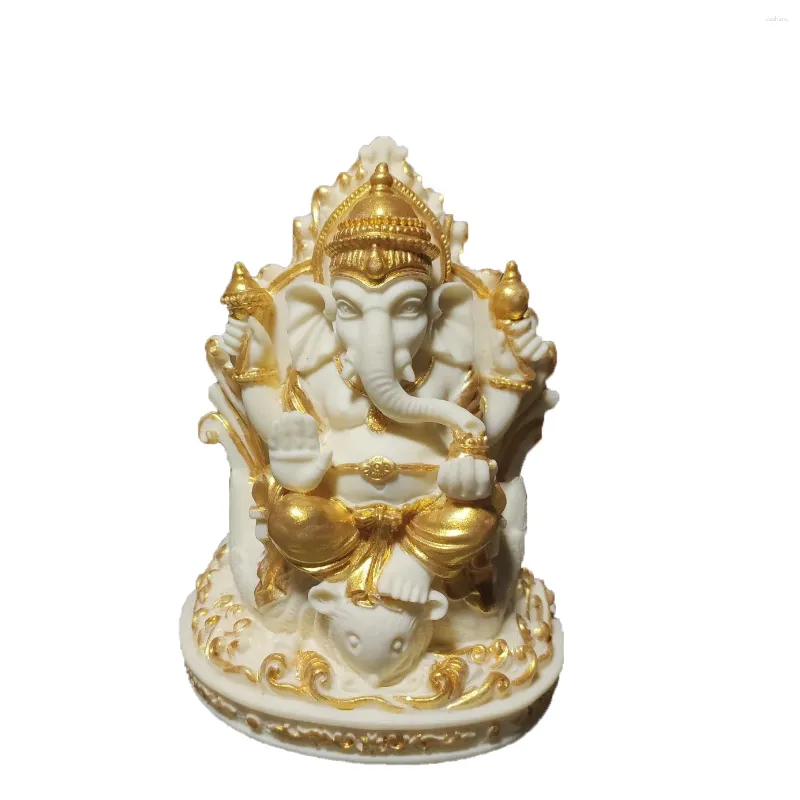 Figurine decorative Elefante del sud -est asiatico dio Buddha Figura statue resina arte scultura la sala da casa lndian ufficio feng shui accessori