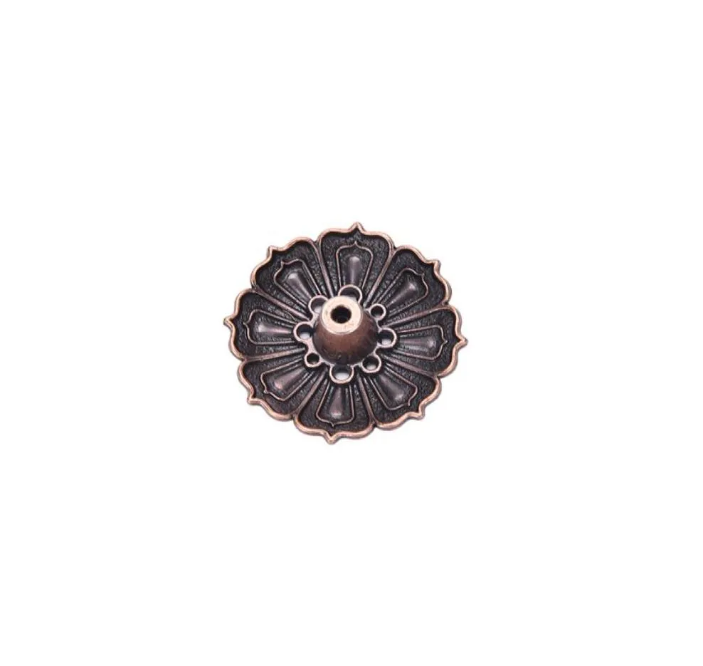 Ganz 1pcs Lotus form Metall Weihrauchplatte Platte Brenner Halter 9 Löcher für Stick Kegel Weihrauch Buddhist Handwerks Geschenk Home Decor281x3116473