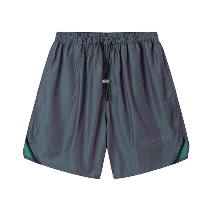 Summer new Men's Shorts Beach Pants Designer Casual Sports pants FOG reflective purple quick drying shorts