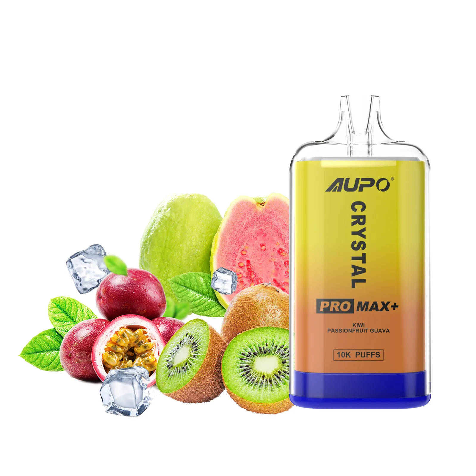 EU AUPO VAPER CRYSTAL PRO MAX VAPE 10000 PUFFS Disponibla E Cigaretter 15K Puff Bar 26 smaker 15 ml flytande Förfylld POD Vapes Pen Shisha laddningsbara vaper