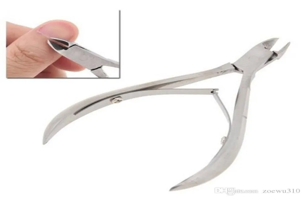 Cuticle Scissor Toenail Cuticle Nipper Trimming Stainless Steel Nail Clipper Cutter Cuticle Scissor Plier Manicure Tool Whole 1536588