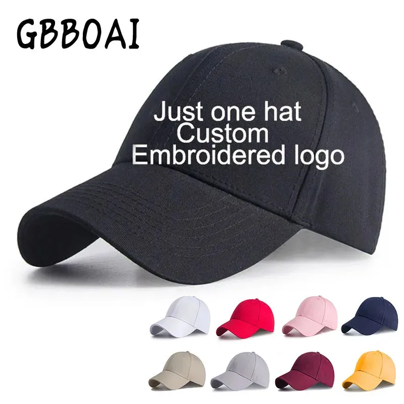 Custom Baseball Cap For Men Women Text Embroidery Gorras Hombre Company Team Party Casquette Male Dad Hat 240408