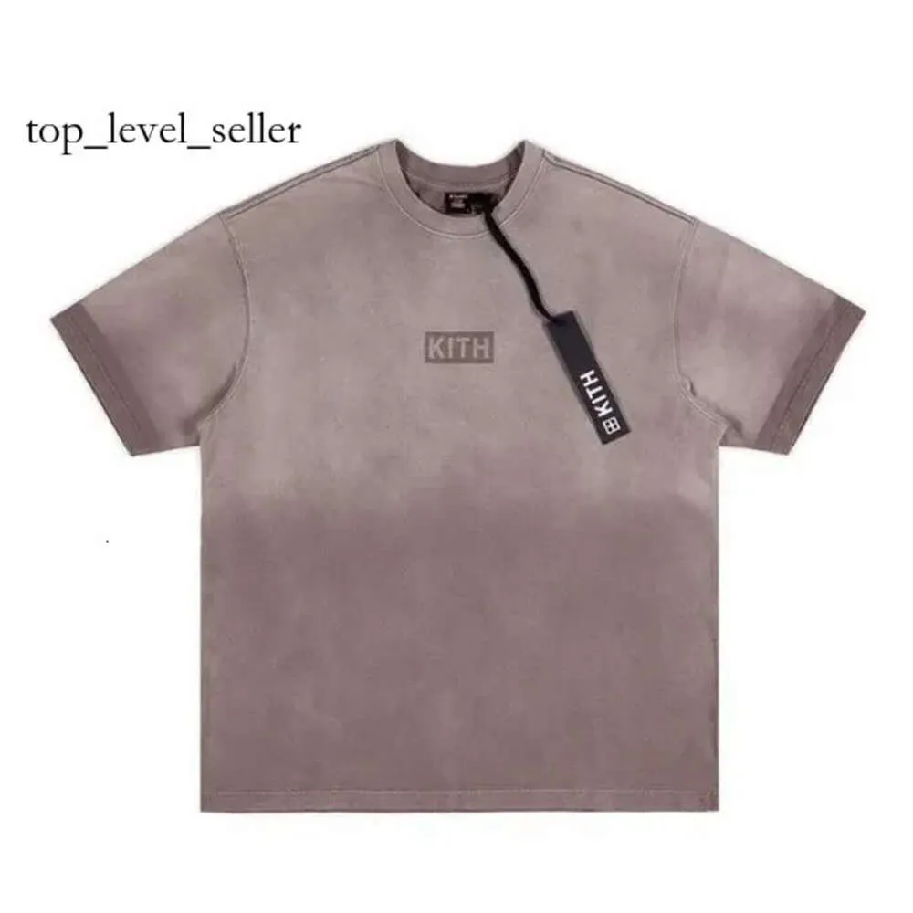 Kith Men Casual Sports Shirts Mens Designer T Shirt Letnia sukienka Neutralna luźna okrągła Krótka wysokiej jakości hip hop 100%bawełniana moda hurtowa cena 578