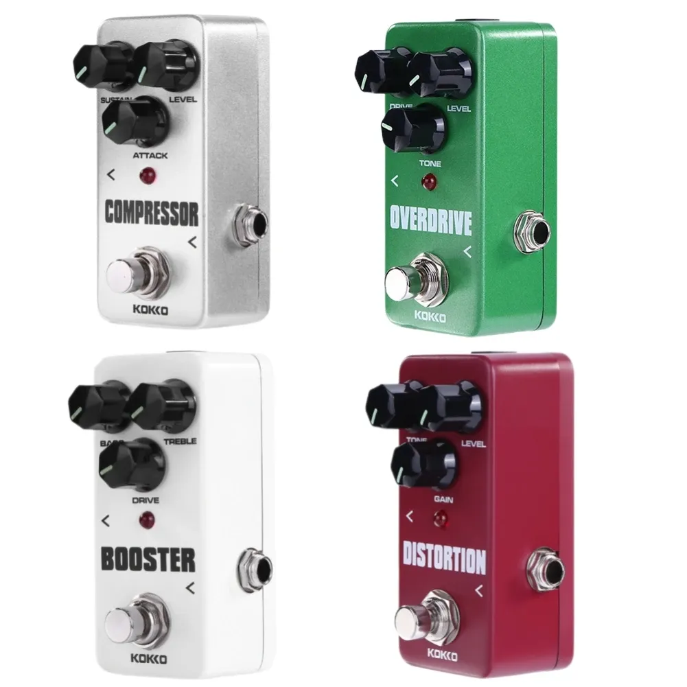 KOKKO Portable Guitar Effect Pedal Compressor Booster For Electric