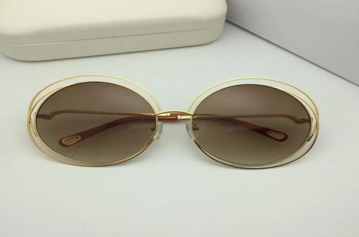 Nouvelle marque de haute qualité des lunettes de luxe CE138S pour femmes lunettes de soleil pour femmes verres de soleil box d'origine gafas de sol steampunk sug5320196