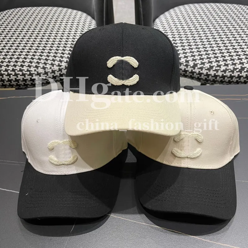 Bordado de la gorra de béisbol diseñador negro de mosaico blanco sombrero para hombres mujeres deportes casual de pelota de bola de viaje sombrero de sol