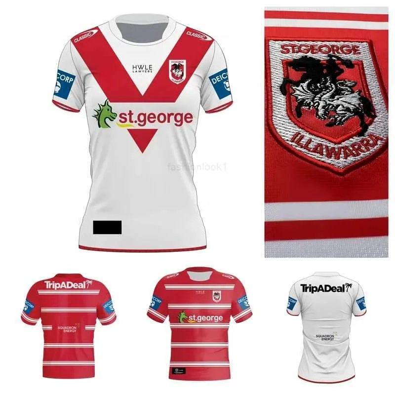 2024 자수 St George Illawarra Dragons Home/Away/Rugby Jersey